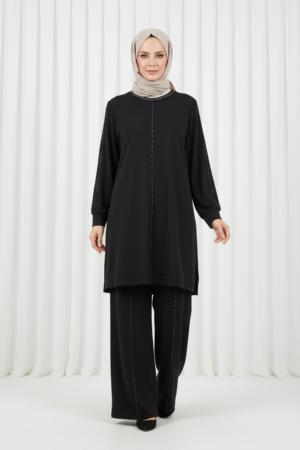 tensel model tunik pantolon takım