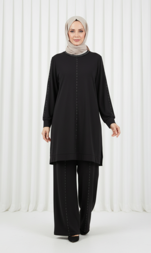 tensel model tunik pantolon takım