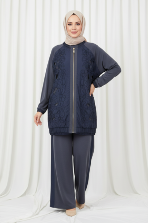 tensel penye ceket pantolonlu takım