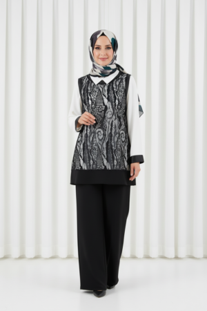 siyah 3’lü takım