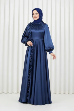 Yozgat Butik Kadın Giyim | Şık Abiye, Takım ve Günlük Kombinler lacivert zarafet abiye
