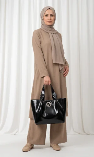 Yozgat Butik Kadın Giyim | Şık Abiye, Takım ve Günlük Kombinler glossy noir Çanta